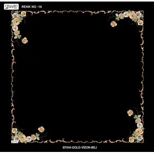 Reyyan İpek 100 cm Desenli Oyalık Yazma (ryyn-439-32)