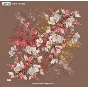 Reyyan İpek 100 cm Desenli Oyalık Yazma (ryyn-440-05)