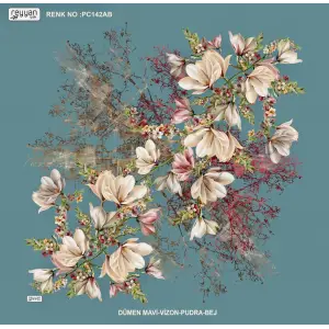 Reyyan İpek 100 cm Desenli Oyalık Yazma (ryyn-440-06)