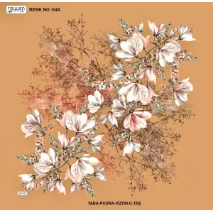 Reyyan İpek 100 cm Desenli Oyalık Yazma (ryyn-440-17)