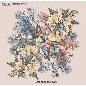 Reyyan İpek 100 cm Desenli Oyalık Yazma (ryyn-440-27)