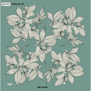 Reyyan İpek 100 cm Desenli Oyalık Yazma (ryyn-442-07)