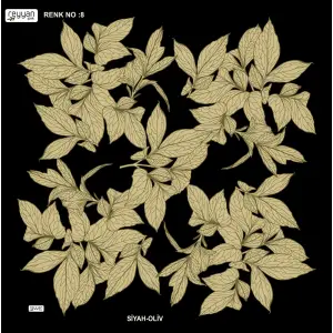 Reyyan İpek 100 cm Desenli Oyalık Yazma (ryyn-442-18)