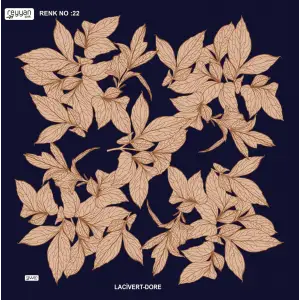 Reyyan İpek 100 cm Desenli Oyalık Yazma (ryyn-442-24)