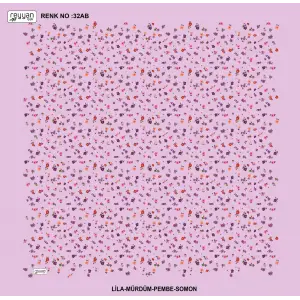 Reyyan İpek 100 cm Desenli Oyalık Yazma (ryyn-444-01)