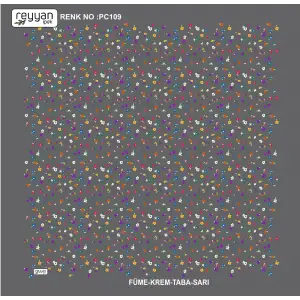 Reyyan İpek 100 cm Desenli Oyalık Yazma (ryyn-444-25)