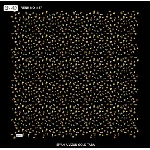 Reyyan İpek 100 cm Desenli Oyalık Yazma (ryyn-444-27)