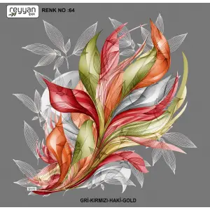 Reyyan İpek 100 cm Desenli Oyalık Yazma (ryyn-447-01)