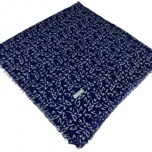 Eyfel Dimi Koton Eşarp Lacivert-Vizon Serisi (FE523-15)