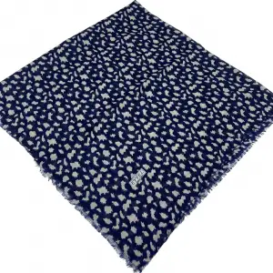 Eyfel Dimi Koton Eşarp Lacivert-Vizon Serisi (FE523-04)