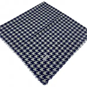 Eyfel Dimi Koton Eşarp Lacivert-Vizon Serisi (FE523-06)