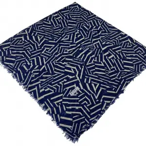 Eyfel Dimi Koton Eşarp Lacivert-Vizon Serisi (FE523-07)