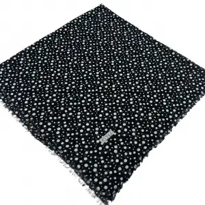 Eyfel Dimi Koton Eşarp Siyah-Beyaz Serisi (FE524-06)