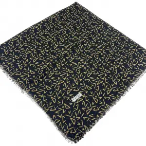 Eyfel Dimi Koton Eşarp Siyah-Karamel Serisi (FE525-03)