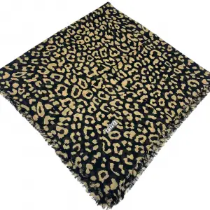 Eyfel Dimi Koton Eşarp Siyah-Karamel Serisi (FE525-06)