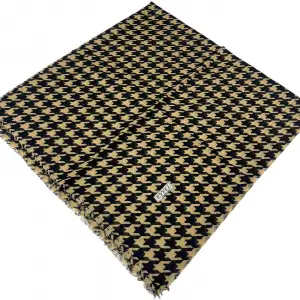 Eyfel Dimi Koton Eşarp Siyah-Karamel Serisi (FE525-15)