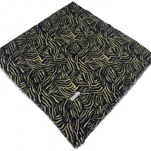 Eyfel Dimi Koton Eşarp Siyah-Karamel Serisi (FE525-16)