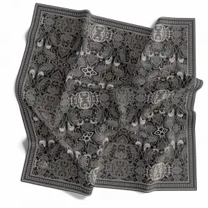 Mono Scarfs El Dikişli Dijital Soft Eşarp-soft12-05