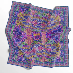 İpekal El Dikişli Dijital Soft Eşarp-soft14-06