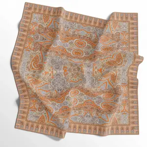 İpekal El Dikişli Dijital Soft Eşarp-soft14-07