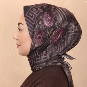 Locella El Dikişli Dijital Soft Eşarp-soft16-03