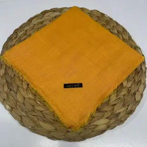 Soft İpek Düz Flamlı Keten Eşarp (FE424-12)