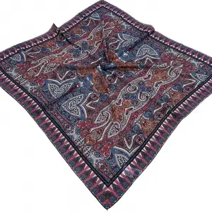 İpekal El Dikişli Dijital Soft Eşarp-soft14-04