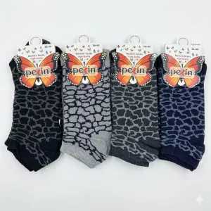 Pelin Kadın Patik Çorap (12 adet) - (KPÇ-01-01)