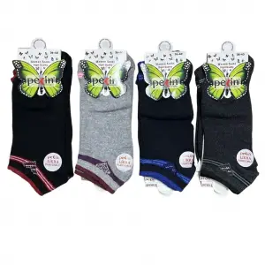 Pelin Kadın Patik Çorap (12 adet) - (KPÇ-01-07)