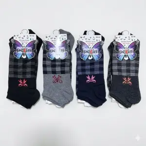 Pelin Kadın Patik Çorap (12 adet) - (KPÇ-01-09)