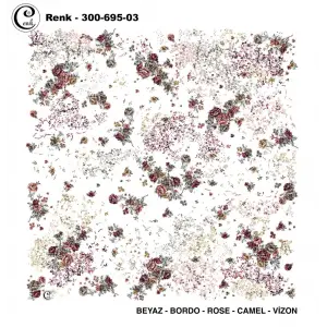 Cenk 100 cm Desenli Oyalık Yazma (Cnk-695-03)