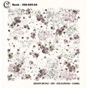 Cenk 100 cm Desenli Oyalık Yazma (Cnk-695-04)