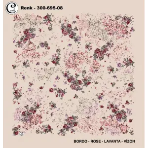 Cenk 100 cm Desenli Oyalık Yazma (Cnk-695-08)