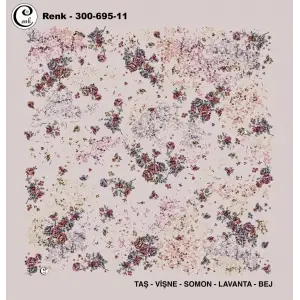 Cenk 100 cm Desenli Oyalık Yazma (Cnk-695-11)