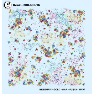 Cenk 100 cm Desenli Oyalık Yazma (Cnk-695-16)