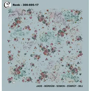 Cenk 100 cm Desenli Oyalık Yazma (Cnk-695-17)