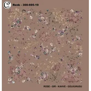 Cenk 100 cm Desenli Oyalık Yazma (Cnk-695-19)