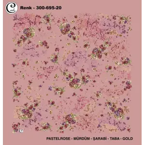 Cenk 100 cm Desenli Oyalık Yazma (Cnk-695-20)