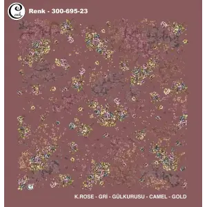 Cenk 100 cm Desenli Oyalık Yazma (Cnk-695-23)