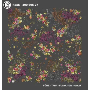 Cenk 100 cm Desenli Oyalık Yazma (Cnk-695-27)