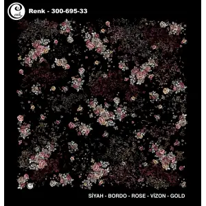 Cenk 100 cm Desenli Oyalık Yazma (Cnk-695-33)