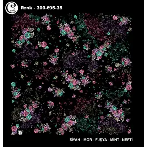 Cenk 100 cm Desenli Oyalık Yazma (Cnk-695-35)