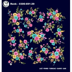 Cenk 100 cm Desenli Oyalık Yazma (Cnk-691-29)