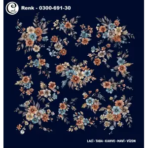 Cenk 100 cm Desenli Oyalık Yazma (Cnk-691-30)