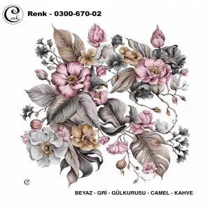 Cenk 100 cm Desenli Oyalık Yazma (Cnk-670-02)