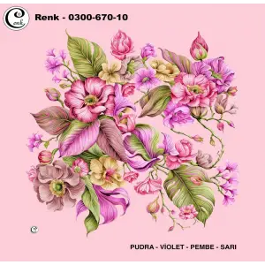 Cenk 100 cm Desenli Oyalık Yazma (Cnk-670-10)