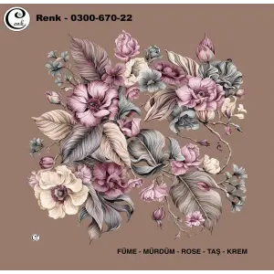 Cenk 100 cm Desenli Oyalık Yazma (Cnk-670-22)