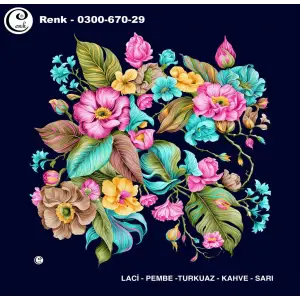 Cenk 100 cm Desenli Oyalık Yazma (Cnk-670-29)