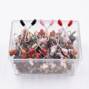 Nazarone Karışık Renk Dökme Eşarp Klipsi 1 Kutu - (100 adet) - (Eİ01-21)