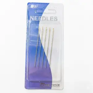 MC Altınbaşlı Boncuk İğnesi no:9 (1 Paket) (Mc-01)